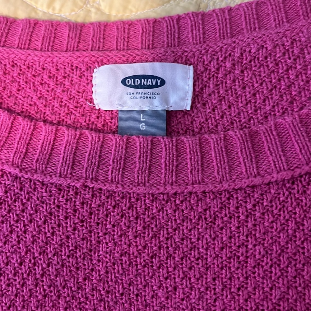 Pink sweater